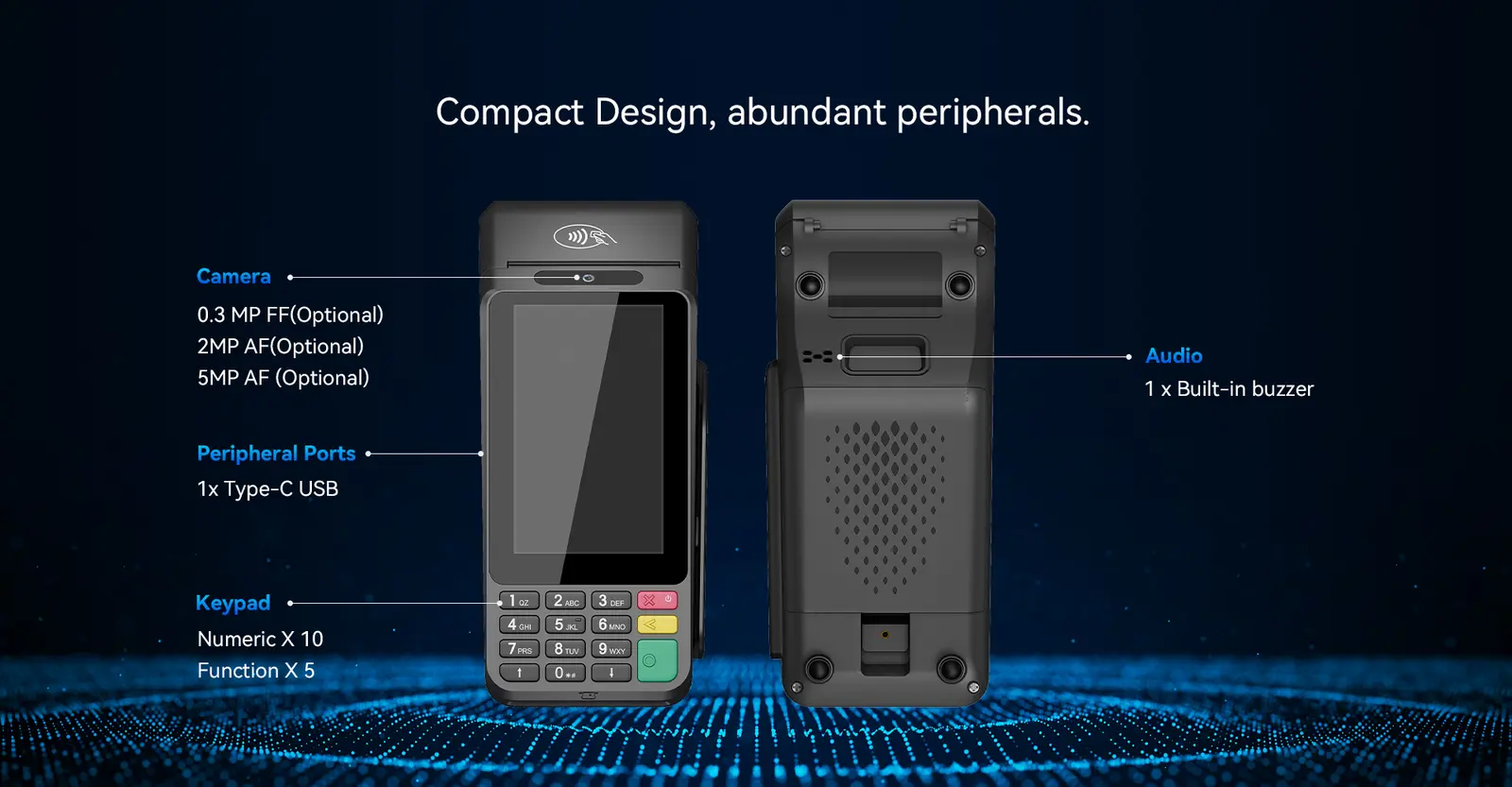 POS Android MF960, vista 2