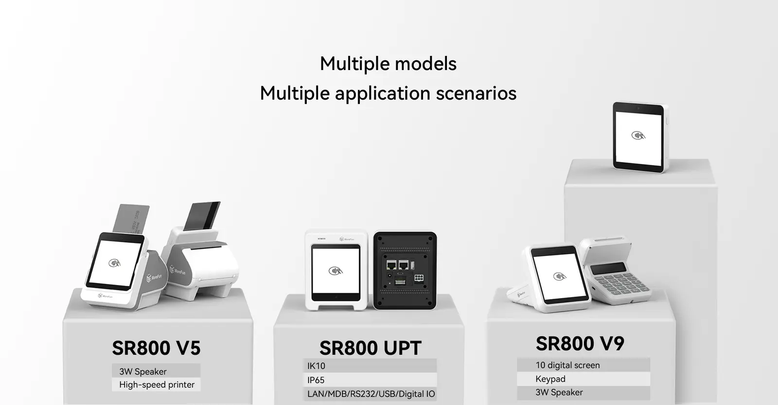 POS compacto SR800, vista 4